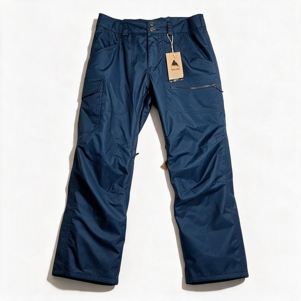 NWT Burton Covert Insulated Snowboard Pants M Dress Blue Living Lining
